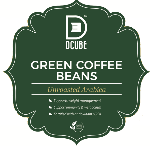 Dcube Green Coffee Beans
